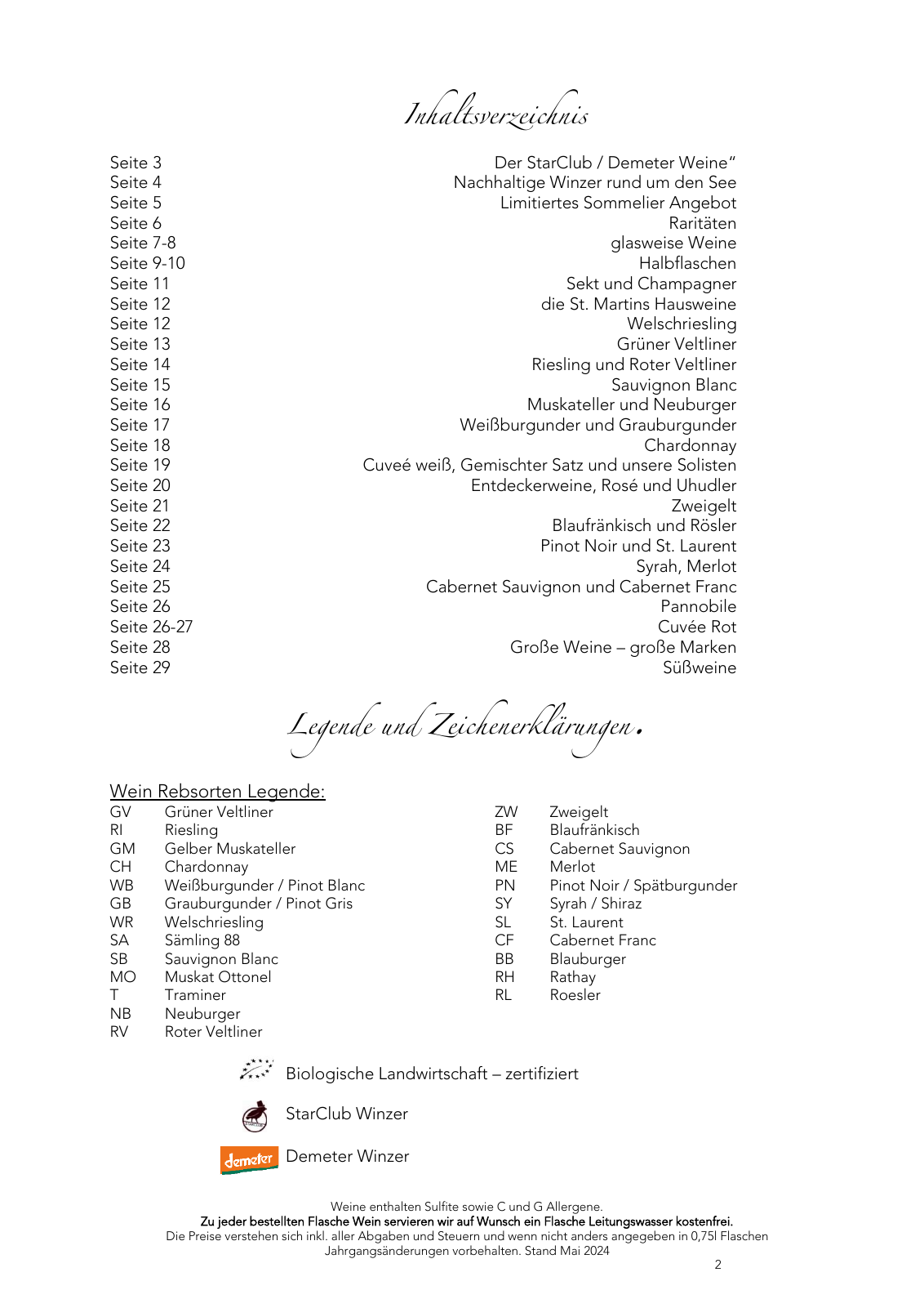 Vorschau Weinkarte 05/2024 Seite 2